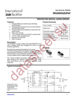 IRS20955SPBF datasheet  